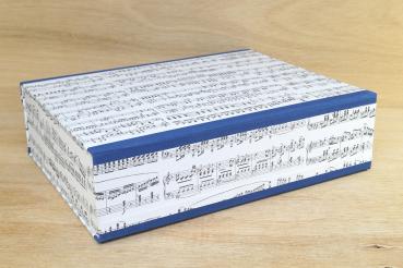 Organizing box for sheet music, handmade in Germany